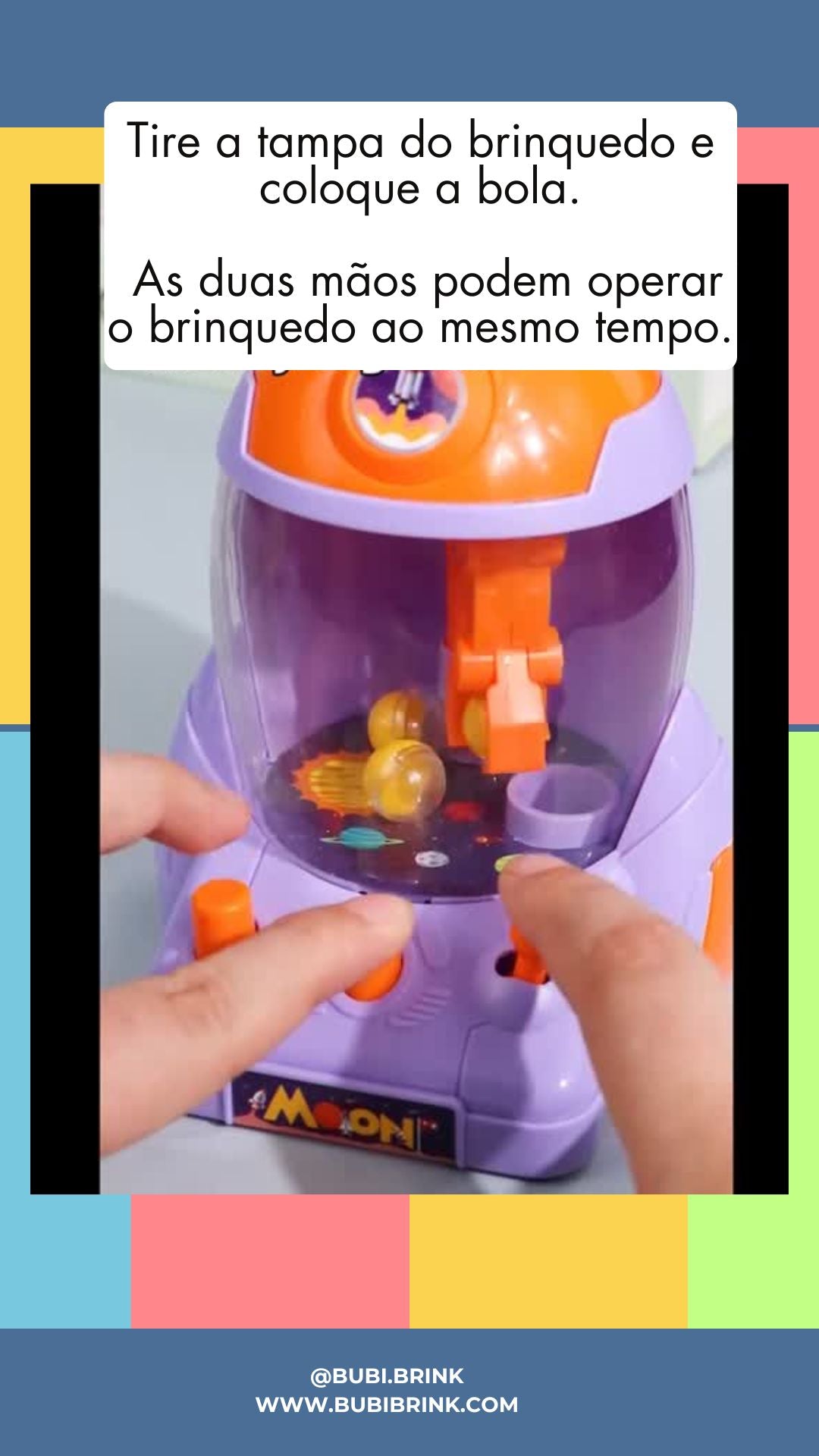 Foguete Pegador Espacial – Aventura divertida que captura bolinhas enquanto gira e brinca! 🚀✨ O brinquedo perfeito para estimular a coordenação e a imaginação dos pequenos.