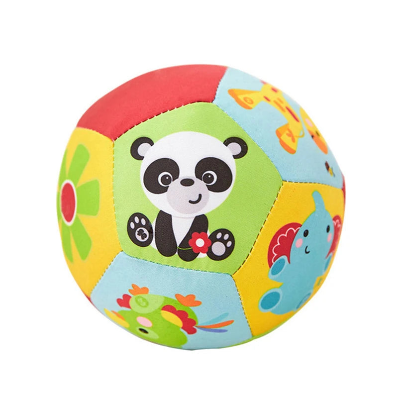 Bolas Macias para Bebê com Chocalho – Brinquedo de Conforto e Estímulo Sensorial | Bola de Pegar para Bebês | Brinquedo Educativo para Engatinhar – 0, 6, 12 Meses