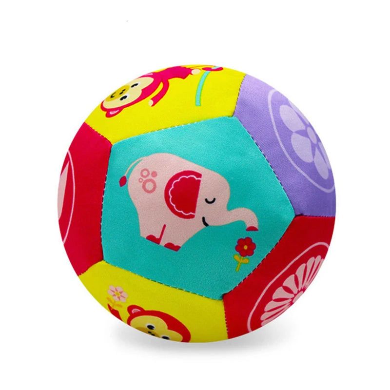 Bolas Macias para Bebê com Chocalho – Brinquedo de Conforto e Estímulo Sensorial | Bola de Pegar para Bebês | Brinquedo Educativo para Engatinhar – 0, 6, 12 Meses