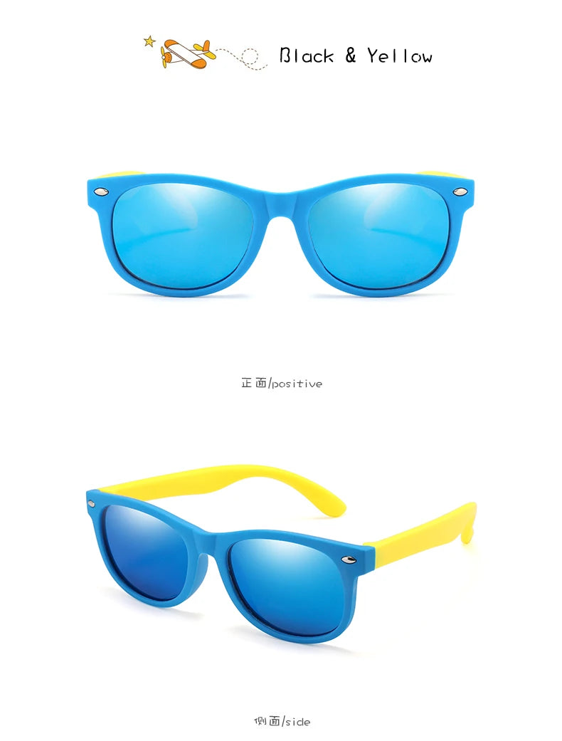 🕶️ Óculos de Sol Clássicos para Crianças com Proteção UV400 🌞 Estilo e segurança para os pequenos exploradores!