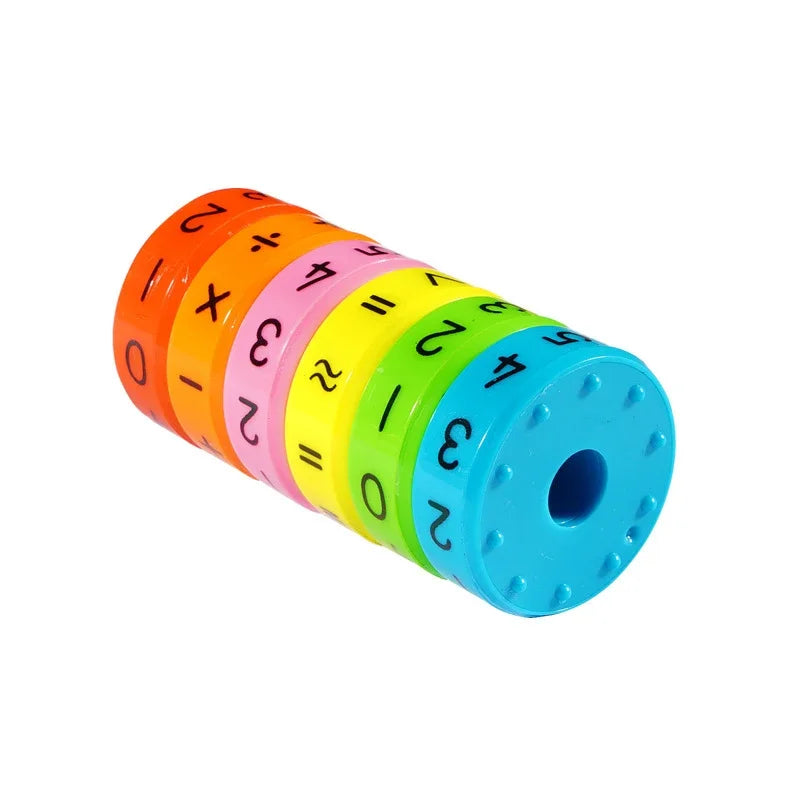Brinquedo Educativo Digital de Matemática Magnética – Cubo Quebra-Cabeça de Aritmética e Inteligência Mágica para Crianças