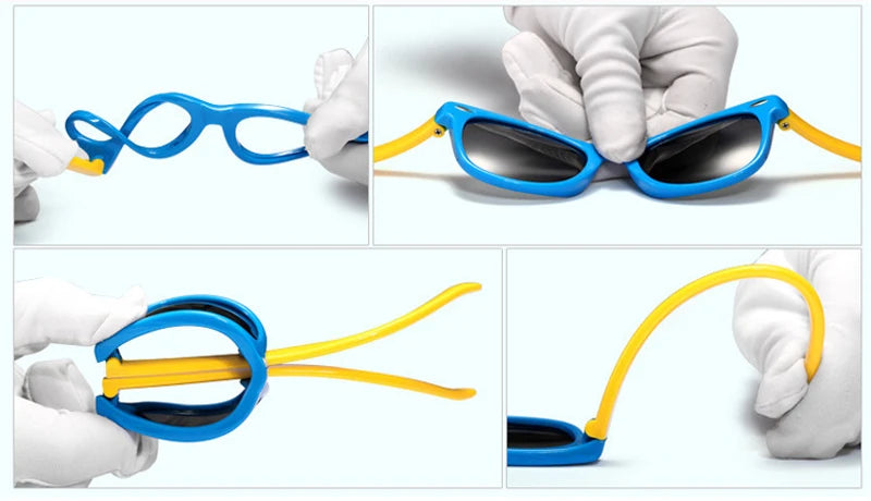 🕶️ Óculos de Sol Clássicos para Crianças com Proteção UV400 🌞 Estilo e segurança para os pequenos exploradores!