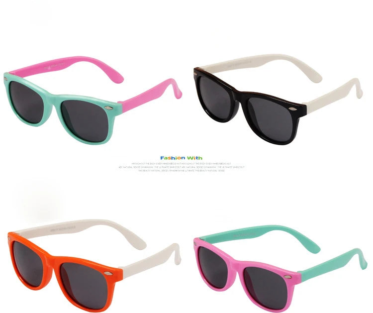 🕶️ Óculos de Sol Clássicos para Crianças com Proteção UV400 🌞 Estilo e segurança para os pequenos exploradores!