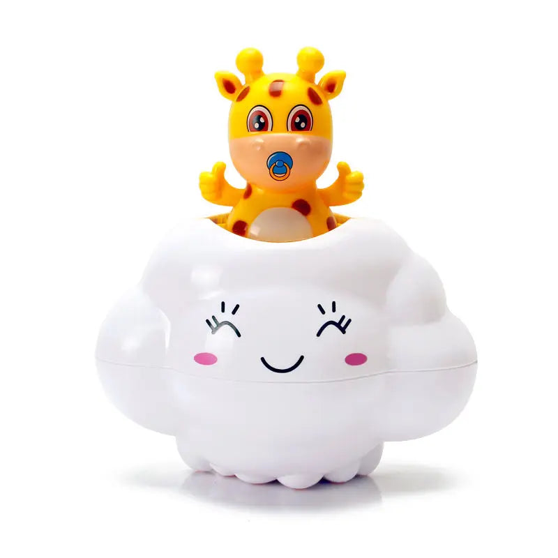 "Brinquedo de Banho para Bebê, Nuvens Fofas que Nadam e Espirram Água – Brinquedo de Banho Infantil para Diversão na Água"