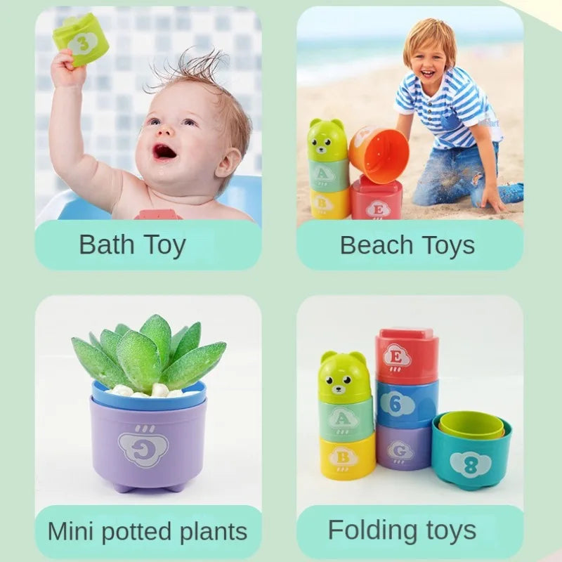 Brincadeira de Resposta Rápida Infantil com Copos – Competição de Velocidade Manual, Empilhamento de Copos, Jogo de Tabuleiro Educativo Infantil para Treinar o Raciocínio e Coordenação