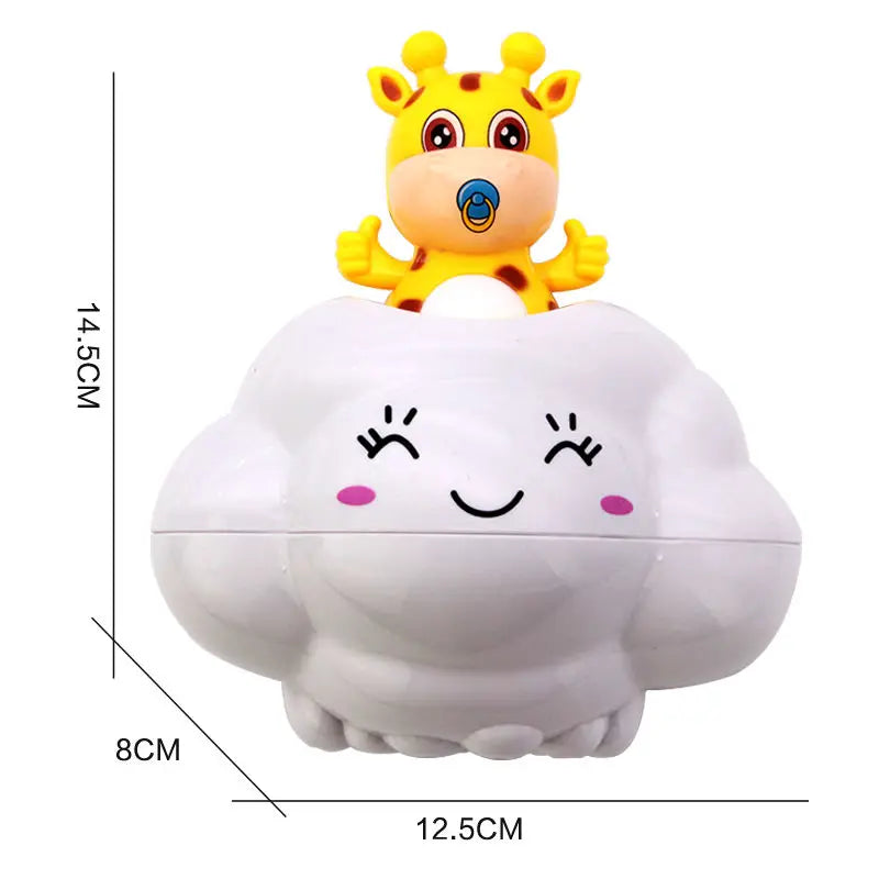 "Brinquedo de Banho para Bebê, Nuvens Fofas que Nadam e Espirram Água – Brinquedo de Banho Infantil para Diversão na Água"