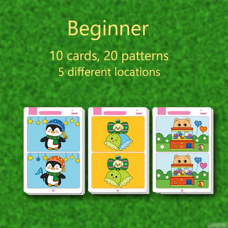 Jogo Educativo de Encontrar Erros – Papel Reutilizável para Treinamento de Atenção e Concentração