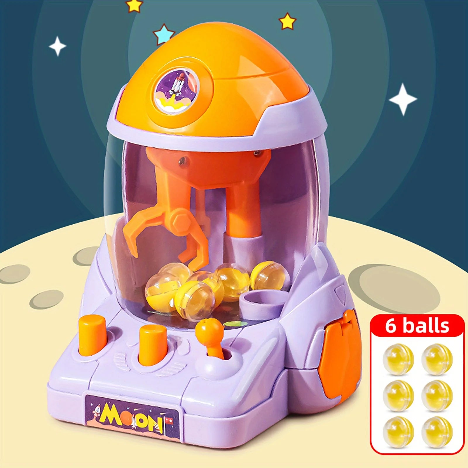 Foguete Pegador Espacial – Aventura divertida que captura bolinhas enquanto gira e brinca! 🚀✨ O brinquedo perfeito para estimular a coordenação e a imaginação dos pequenos.