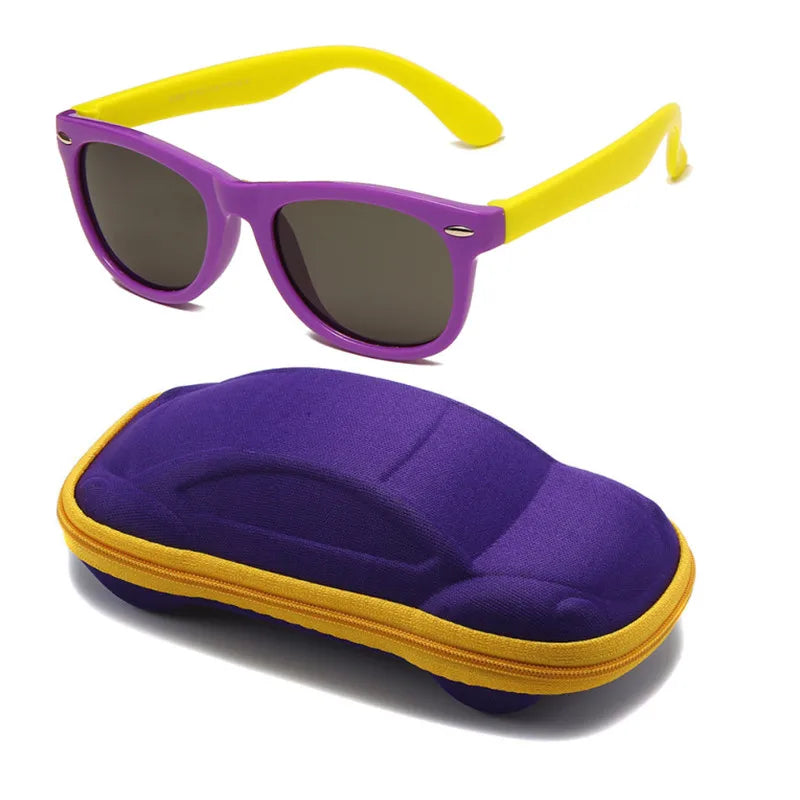 🕶️ Óculos de Sol Clássicos para Crianças com Proteção UV400 🌞 Estilo e segurança para os pequenos exploradores!