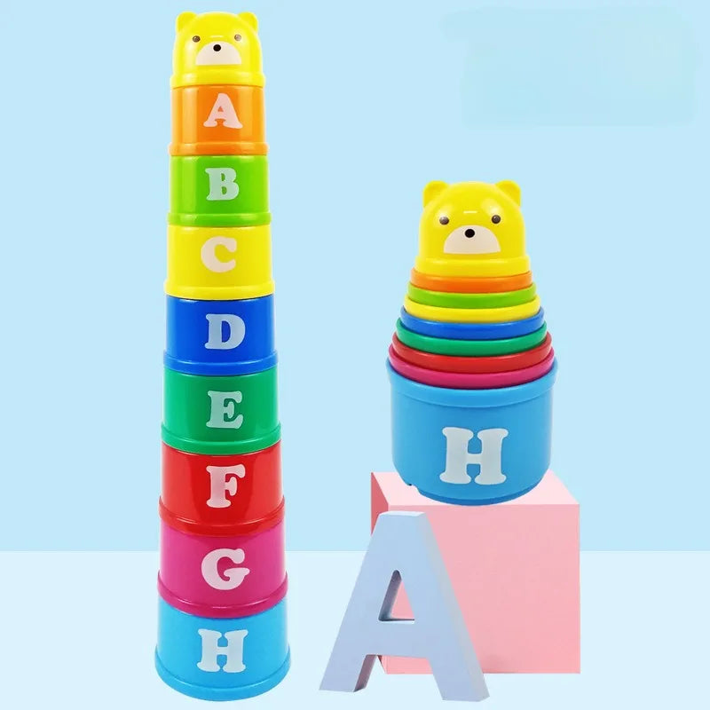 Brincadeira de Resposta Rápida Infantil com Copos – Competição de Velocidade Manual, Empilhamento de Copos, Jogo de Tabuleiro Educativo Infantil para Treinar o Raciocínio e Coordenação