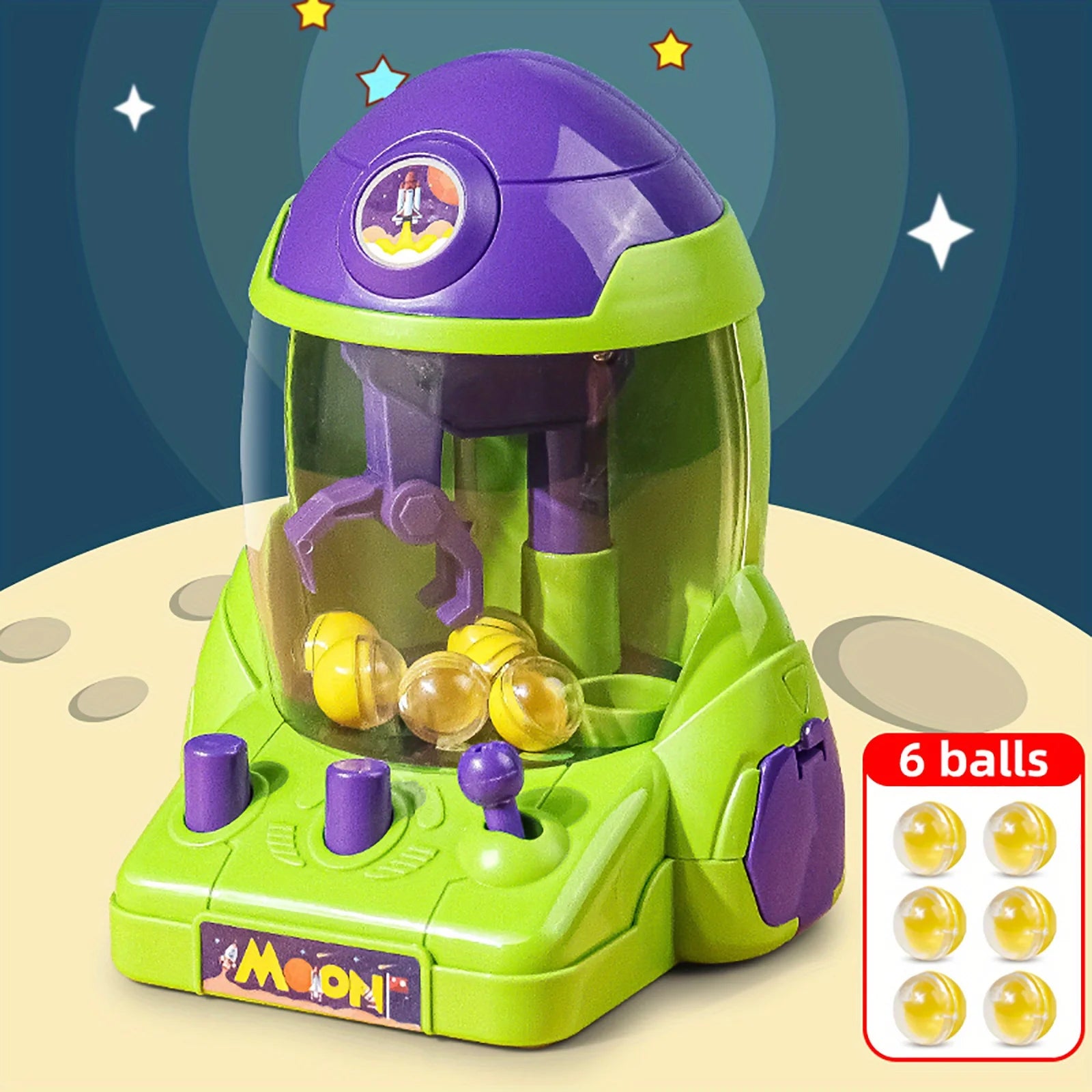 Foguete Pegador Espacial – Aventura divertida que captura bolinhas enquanto gira e brinca! 🚀✨ O brinquedo perfeito para estimular a coordenação e a imaginação dos pequenos.