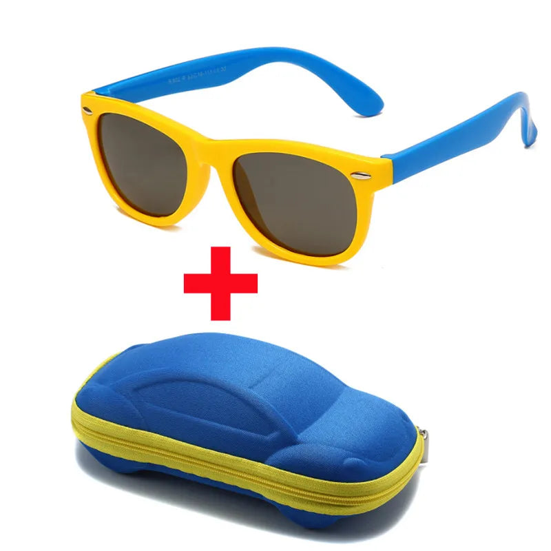 🕶️ Óculos de Sol Clássicos para Crianças com Proteção UV400 🌞 Estilo e segurança para os pequenos exploradores!