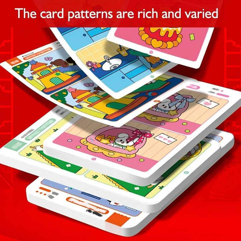 Jogo Educativo de Encontrar Erros – Papel Reutilizável para Treinamento de Atenção e Concentração
