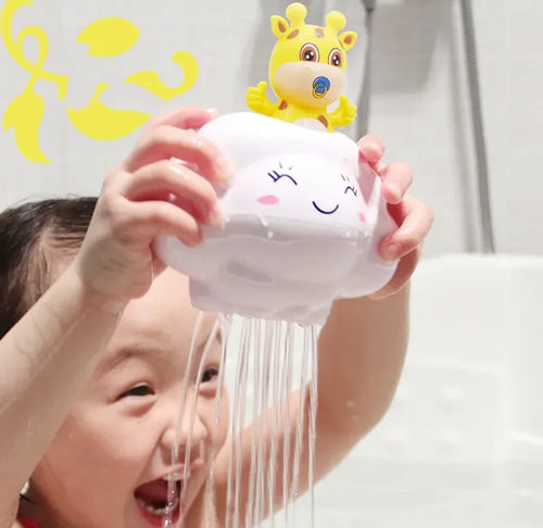 "Brinquedo de Banho para Bebê, Nuvens Fofas que Nadam e Espirram Água – Brinquedo de Banho Infantil para Diversão na Água"