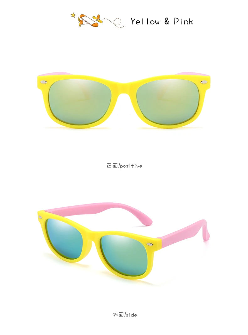 🕶️ Óculos de Sol Clássicos para Crianças com Proteção UV400 🌞 Estilo e segurança para os pequenos exploradores!