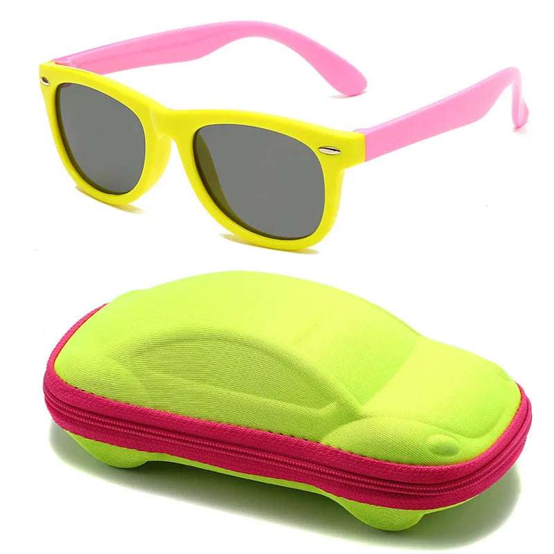 🕶️ Óculos de Sol Clássicos para Crianças com Proteção UV400 🌞 Estilo e segurança para os pequenos exploradores!