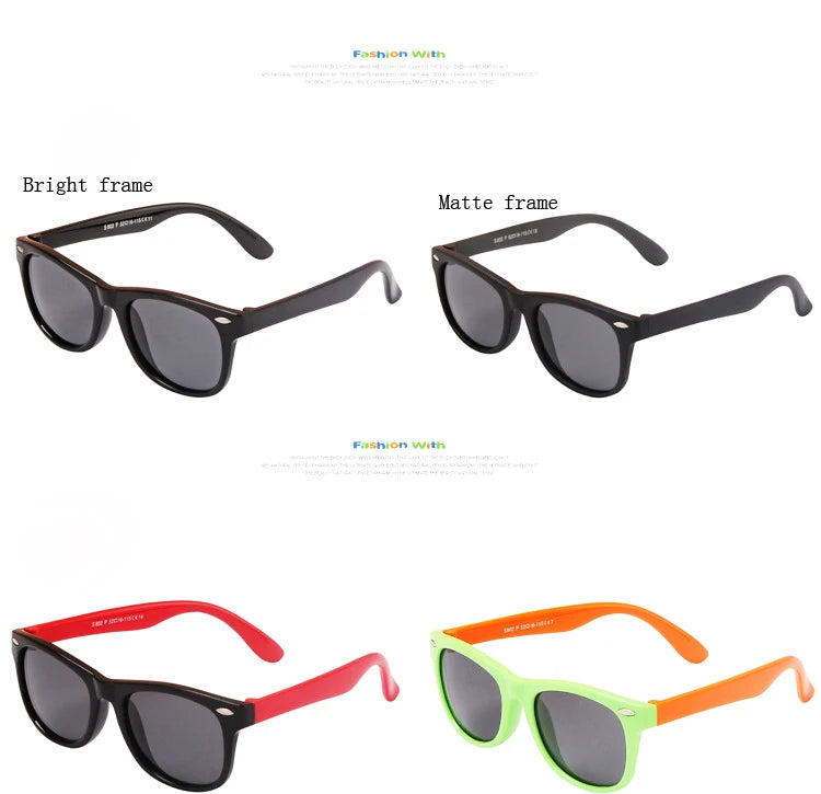 🕶️ Óculos de Sol Clássicos para Crianças com Proteção UV400 🌞 Estilo e segurança para os pequenos exploradores!