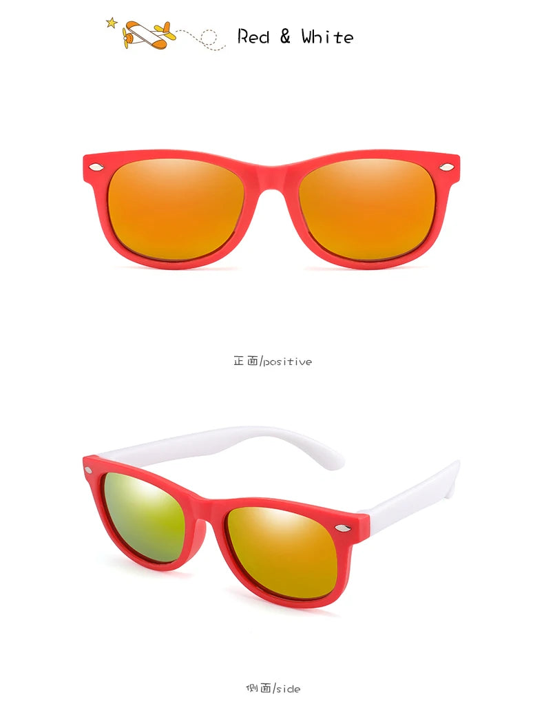 🕶️ Óculos de Sol Clássicos para Crianças com Proteção UV400 🌞 Estilo e segurança para os pequenos exploradores!